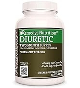 Diuretic -Remedy's Nutrition - 1,000mg per Capsule/60,000mg per Bottle/Vegan Caps