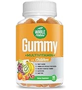 WHOLE NATURE Kids Gummy Multivitamin - Complete Daily Essentials Childrens Vitamins and Minerals ...