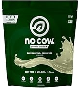 No Cow Plant-Based Protein Powder Plus, 20g Protein with 9 Essential Amino Acids & Super Greens, ...