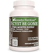 Remedy's nutrition Cyst Be Gone 1,000mg per Capsule/60,000mg per Bottle/Vegan Caps