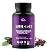 HerbaMe Advanced Immune System Booster 15 in 1 with Elderberry, Quercetin, Zinc, Vitamin D, 90 Ca...