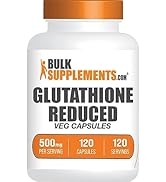 BULKSUPPLEMENTS.COM Glutathione Reduced Capsules (Reduced Glutathione) - for Antioxidant & Liver ...