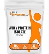 BULKSUPPLEMENTS.COM Whey Protein Isolate Powder - Whey Protein - Flavorless Protein Powder - Pure...