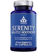 Thrivous Serenity - Natural Sleep Aid Pills - 5mg Melatonin with 200mg L-Theanine and Magnesium G...