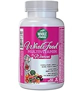 WHOLE NATURE Whole Food Multivitamin for Women - with B12 Methyl Folate, Womens Multi Vitamin Min...