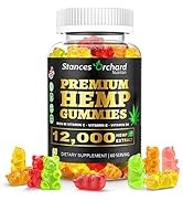 Hemp Gummies Advanced Extra Strength - High Potency Best Sleep Cbdmd Cbdfx CBS CDB Gummy for Adul...