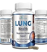 Lung Support Supplement, Lung Cleanse & Lung Detox Formula, Lung Health Support for Clear Lungs, ...